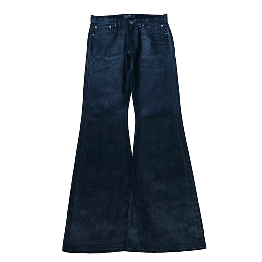 SNEPTED PAINT SPLATTER FLARED DENIM